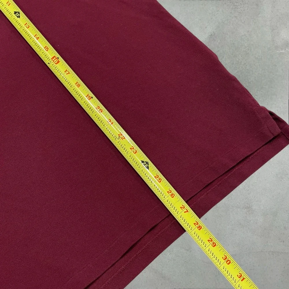 Polo Ralph Lauren Polo Shirt Mens XXL Burgundy Custom Slim Fit Maroon Pique Logo